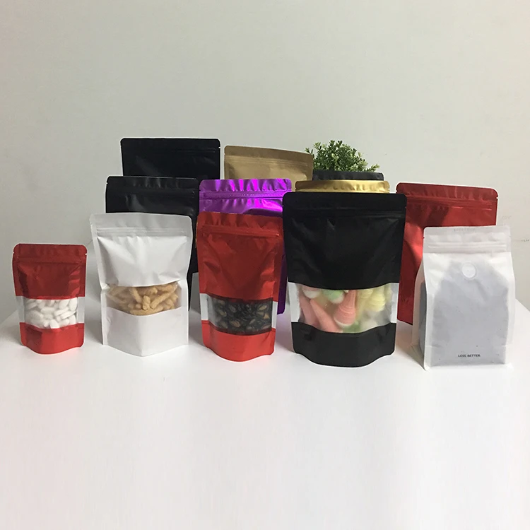 Good quality and low price zip lock container food storge bag aluminum foil bag