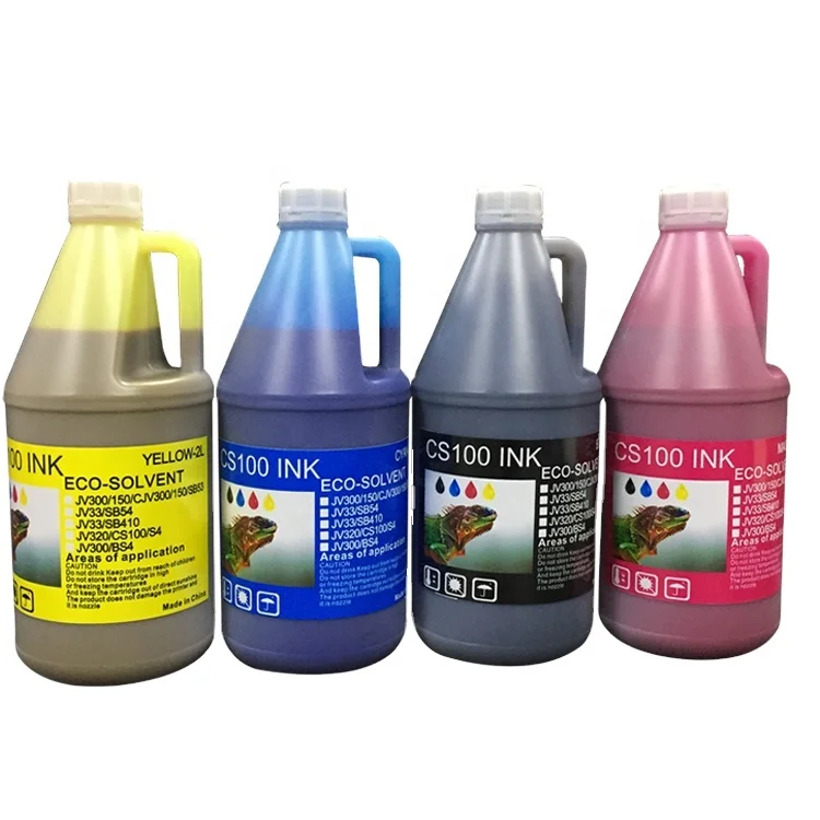 2000ML bottle  cs100  refill ECO solvent ink for mimaki SWJ-320 S2 SWJ-320 S4 Printer