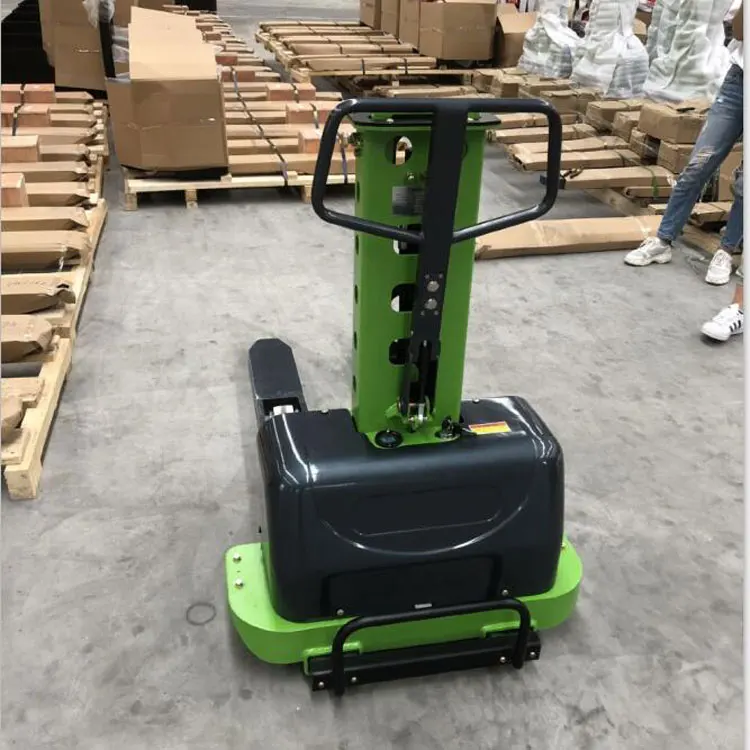 Everlift  Self -lifting Semi Electric Self-lift Stacker 500Kg Portable auto lift self loading electric pallet stacker
