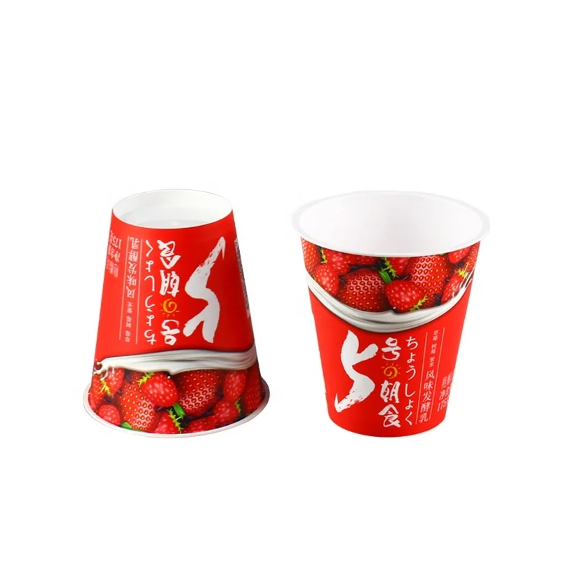 Disposable Plastic Cup Yogurt Pudding Cup Dessert PP Injection Cup Packaging  Ice Cream Packaging Container