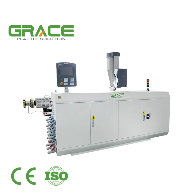 Grace Hdpp Pp Plastic Ceramic Hdpe Water Supply Pe Pipe Extrusion Production Line Making Machine