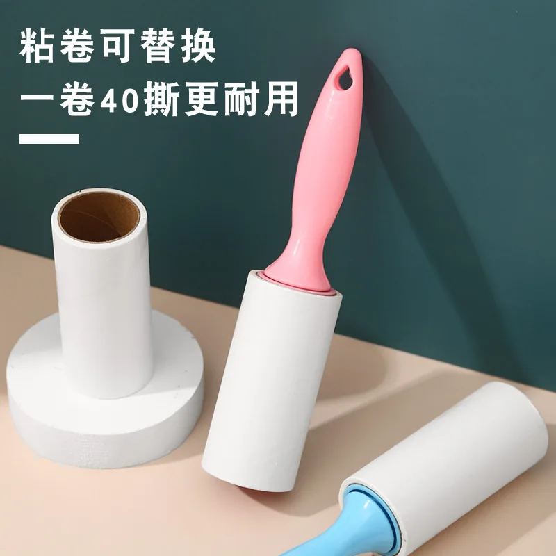 Sticky roller pet cat and dog hair sticker portable hair remover and stickler