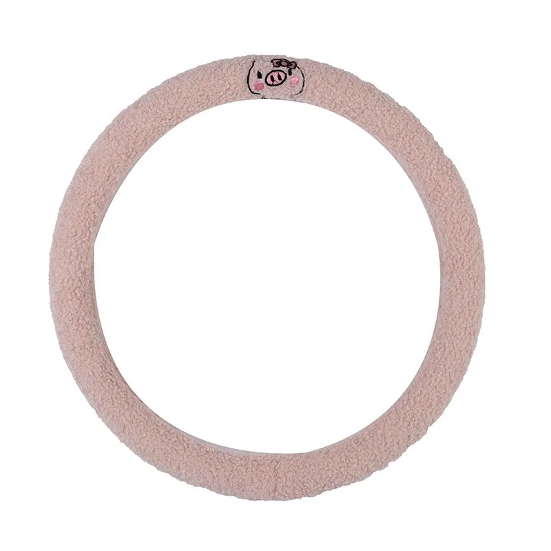 Car Interior Decorate Accessories All Season Ice Silk Bow Printing Non Slip Sweat Proof Car Steering Wheel Cover For Tesla Audi