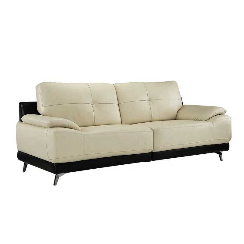 YASITE Luxury American 2 Seat Leather Sofa Living Room Furniture