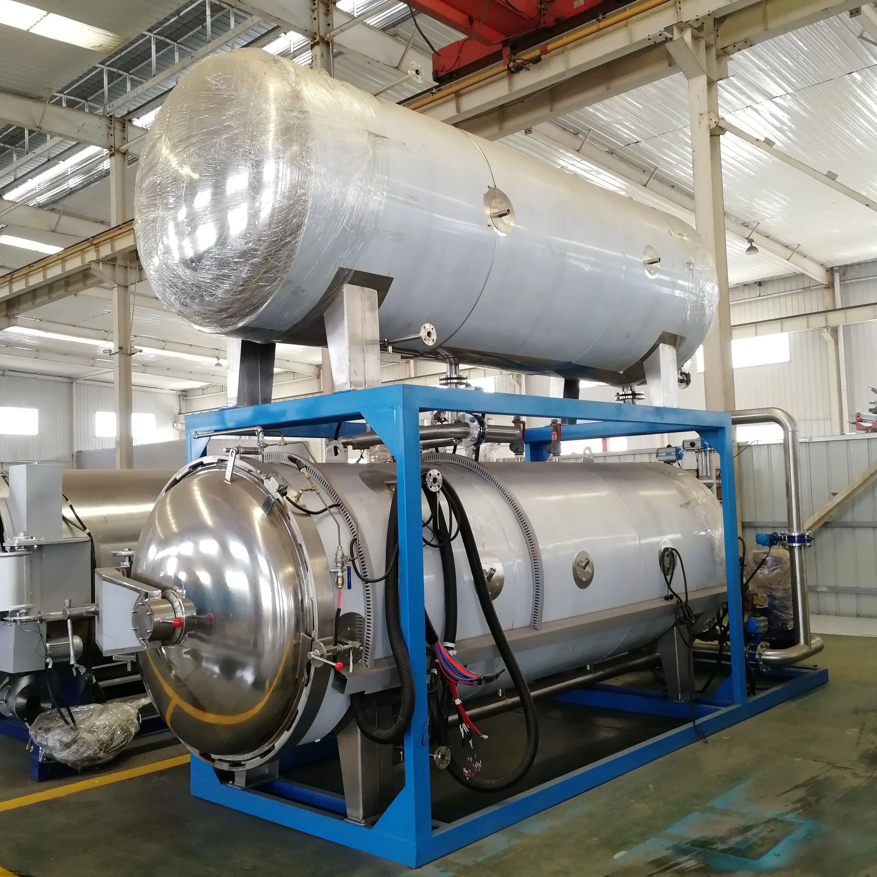 Retort Sterilizer Autoclave Cans Food Industry Jars Tin Automatic Water Spraying Automated Retort Pouch Machine