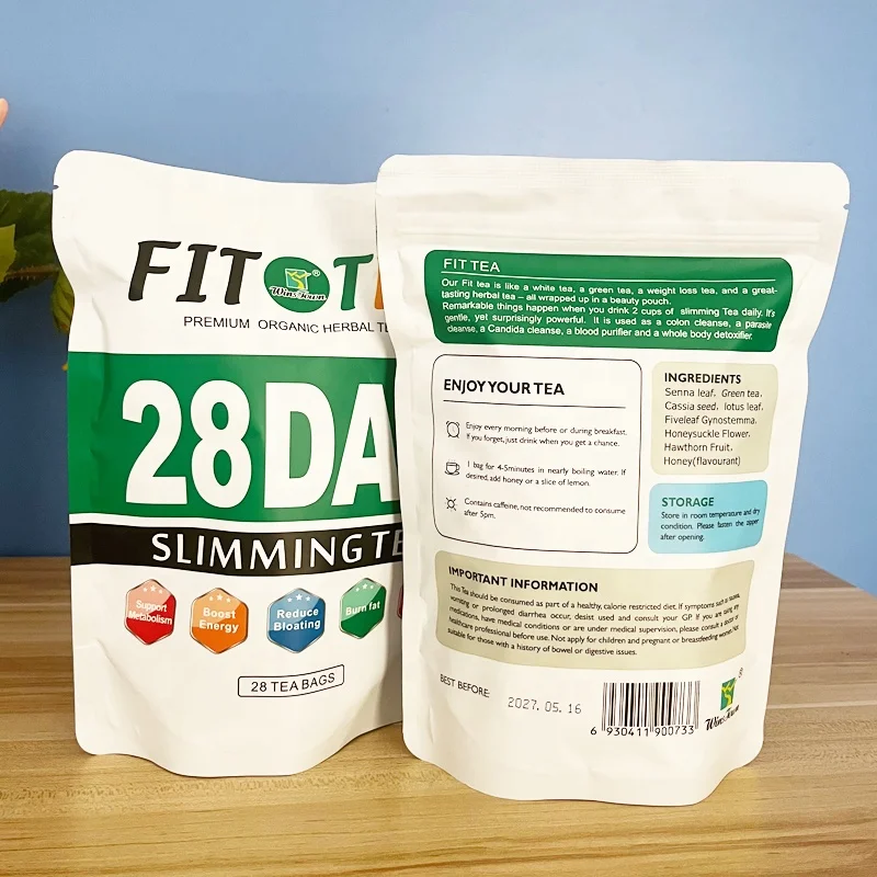 Hot Sale Winstown 28days Fit Lotus Leaf Senna Cassia Seed Poria 100%natural Chinese Herbal Tea for Colon Cleanse Detox Flat Tea