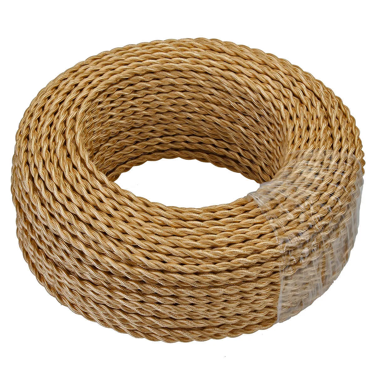 Wholesale 2/3*0.75 Twisted Braided Cable  Colorful Textile Copper Electric Wire Decor For Fixture Lighting