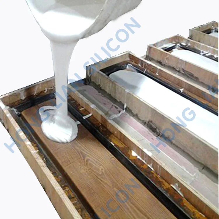Liquid RTV-2 Silicone Rubber White 35 Shore a for Making Molds AB two-component Silica gel manufacturer