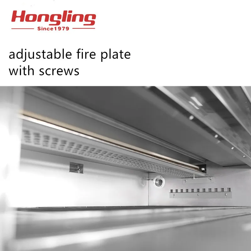 High quality bakery equipment HLY-306DB digital 6 trays 3 deck oven gas oven