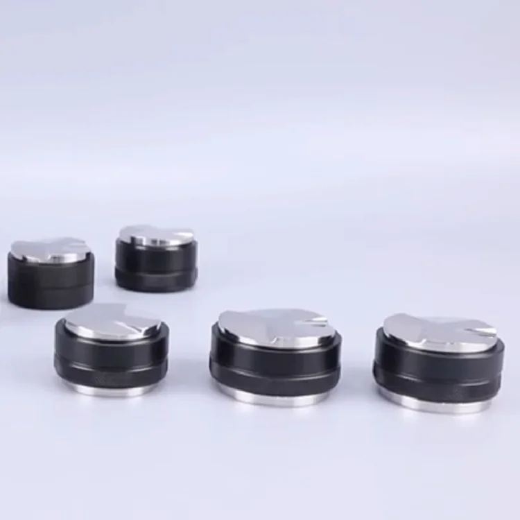China Supplier Coffee Tamper Coffee Distributor Adjustable Depth Stainless Steel 51MM 53MM 58MM