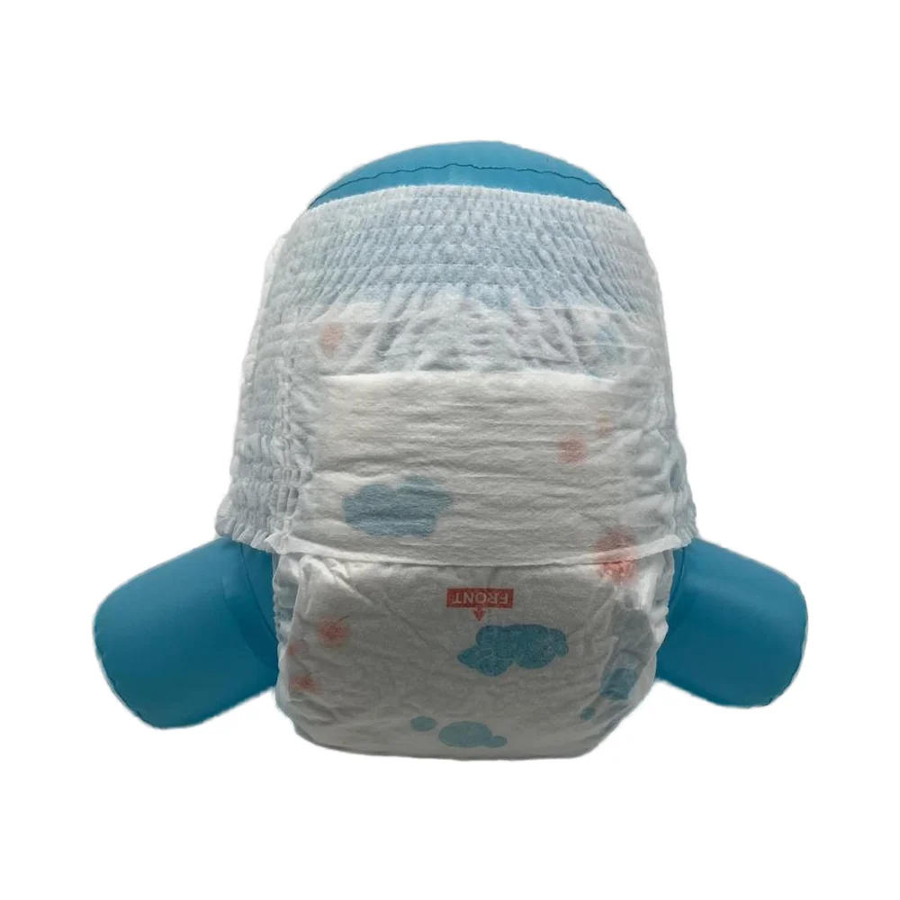 OEM Baby Training Pants Pull Ups Free Sample Diapers for United Arab Emirates Market Packaged in Bag