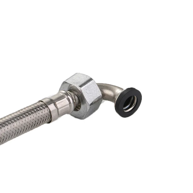 Shower Pipe 12inch Valve 202 SUS304 Stainless Steel Plumbing Hose Braided Explosion Proof Metal Flexible Hose