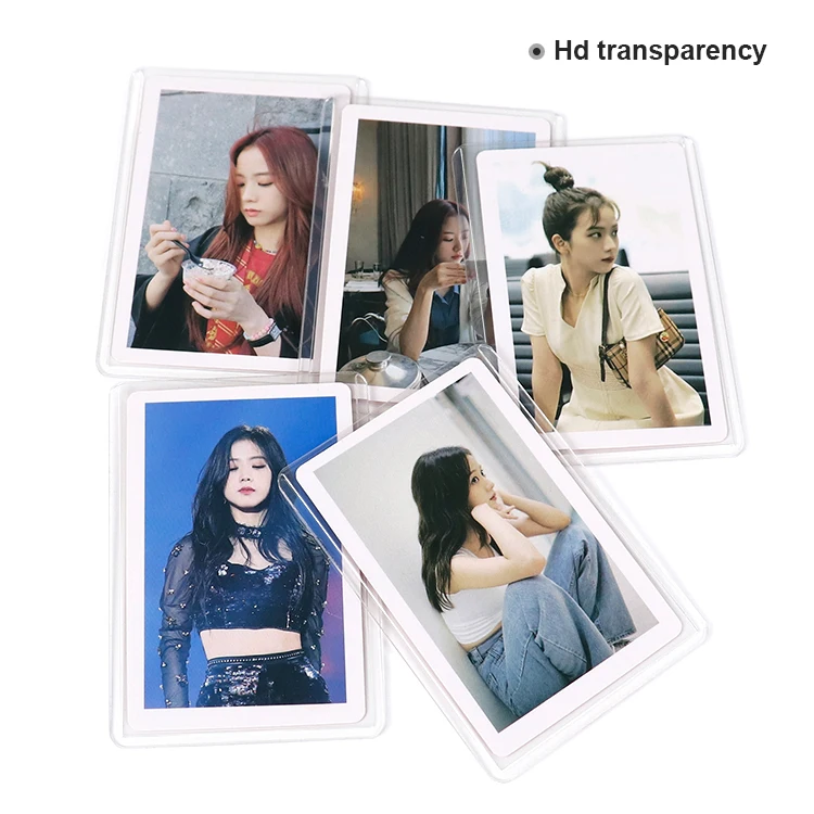 New Launched Premium Kpop Clear Toploader Photocard Single Sleeve Perfect Fit Inner Size 59x90MM