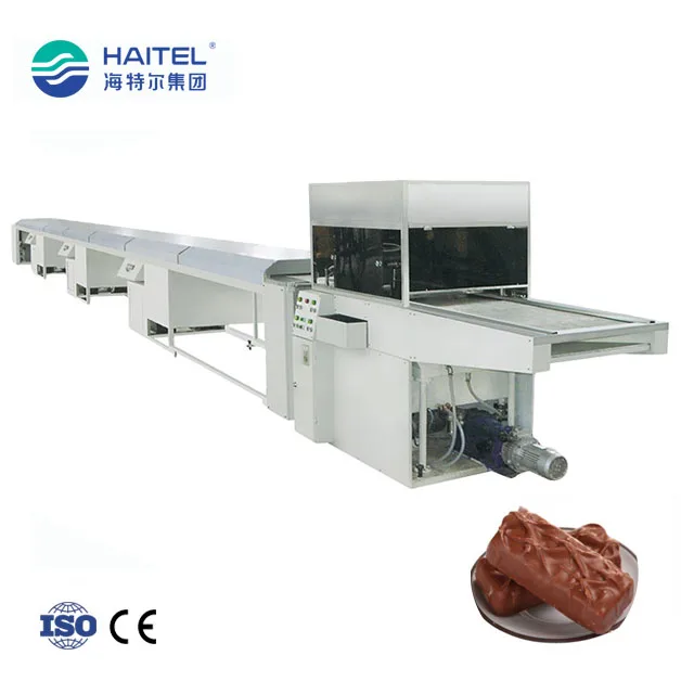 mini chocolate coating machine/automatic chocolate enrober