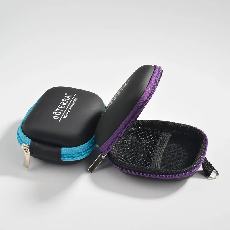 OEM Hard Shell 6 Bottle Essential Oil Bag EVA Travel 5ml Essential Oil Bottle Carrying Case Cosmetics