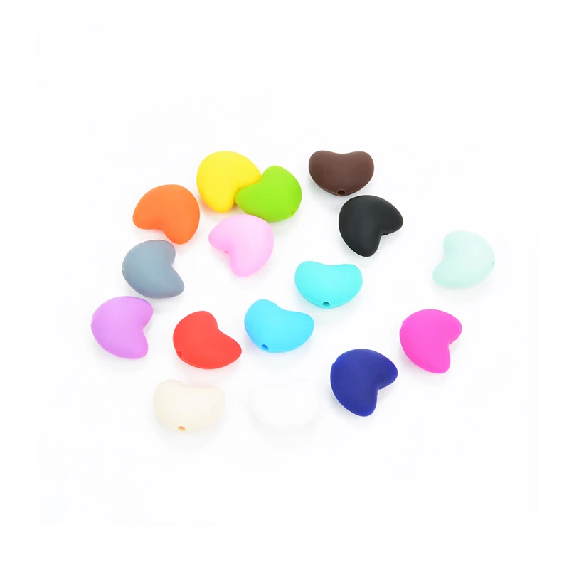 Customized Fashion Mix Color DIY baby silicone beaded bracelet safe Teething Beads