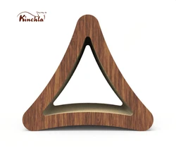 Eco-friendly Safe No Harm pet cat toys scratcher , Cat Scratcher Board , Triangle Scratcher