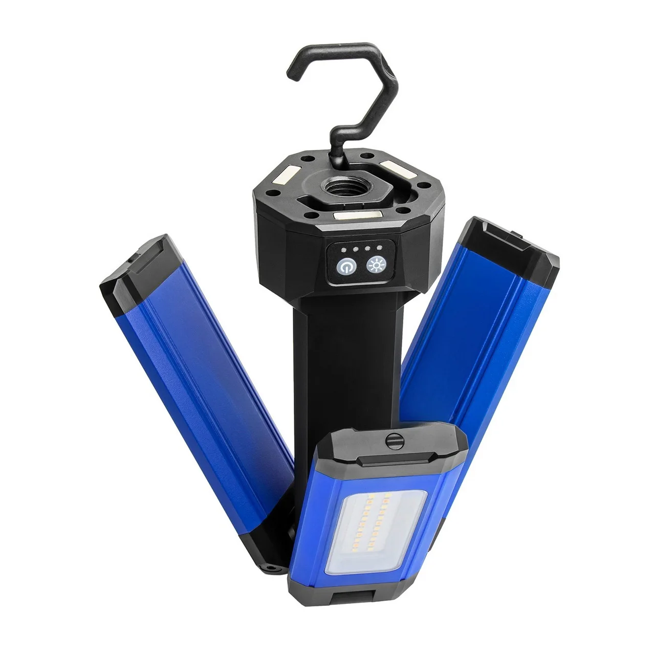 Powerology Camping 2000LM USB-C Rechargeable Foldable Tripod Worklight waterproof IPX4 with 4000mAh battery and Strong Magnets