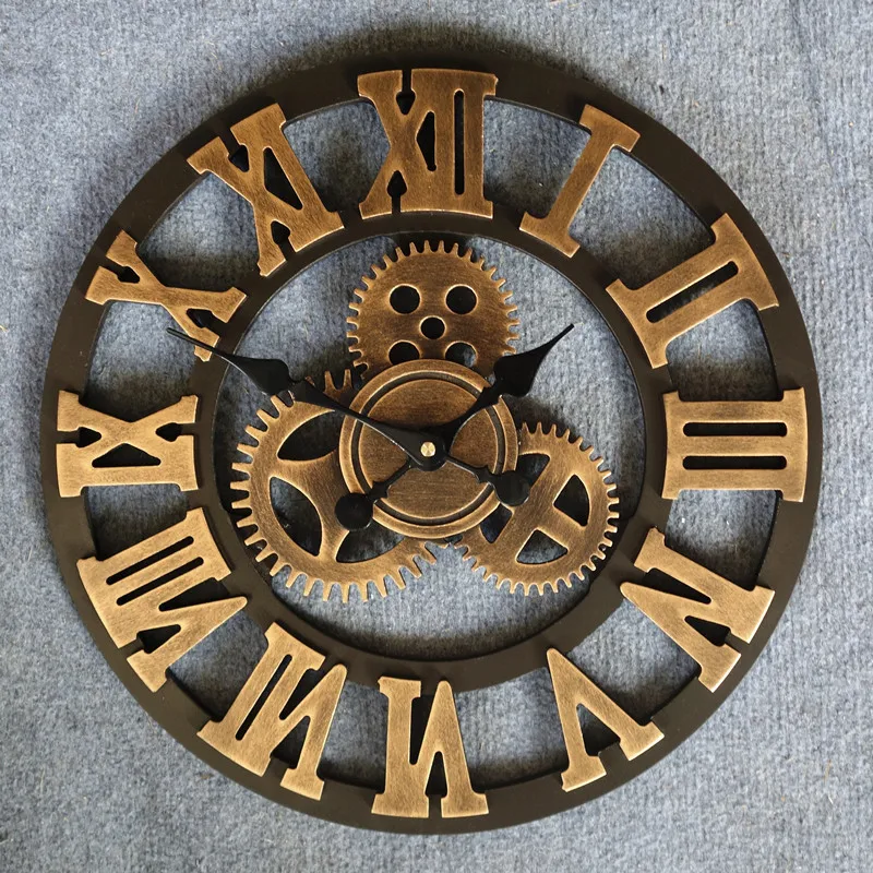 Настенные 3d-часы в скандинавском стиле, креативные настенные деревянные украшения в стиле ретро, лофт, для бара