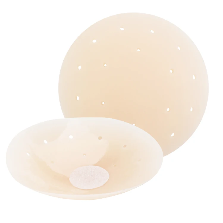 Breathable Invisible Silicone Nipple Cover Reusable Adhesive Seamless Solid Nipple Pasties Cover