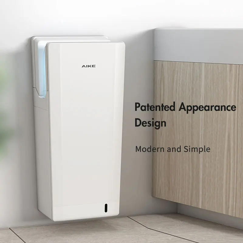 Ручная сушилка, автоматическая высокоскоростная струйная сушилка для рук, коммерческая двухсторонняя сушилка 1850 Вт AK2070S