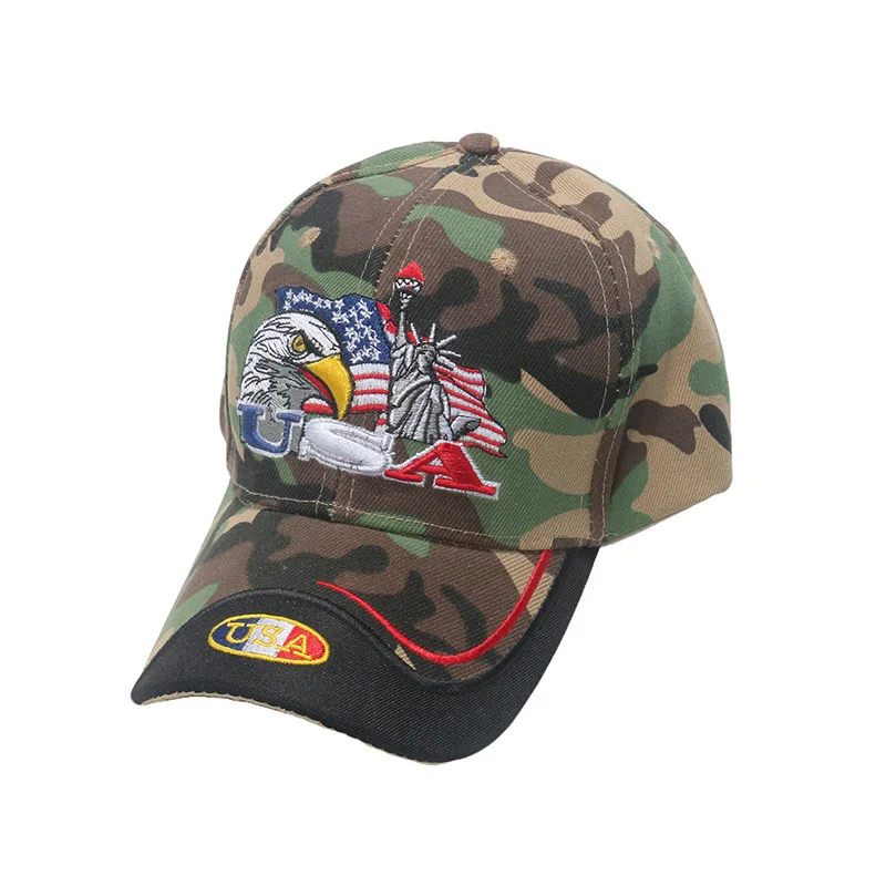 3D EmborderyFlag Baseball Cap for Men Women Adjustable Trucker Cap Snapback Breathable Dad Hat