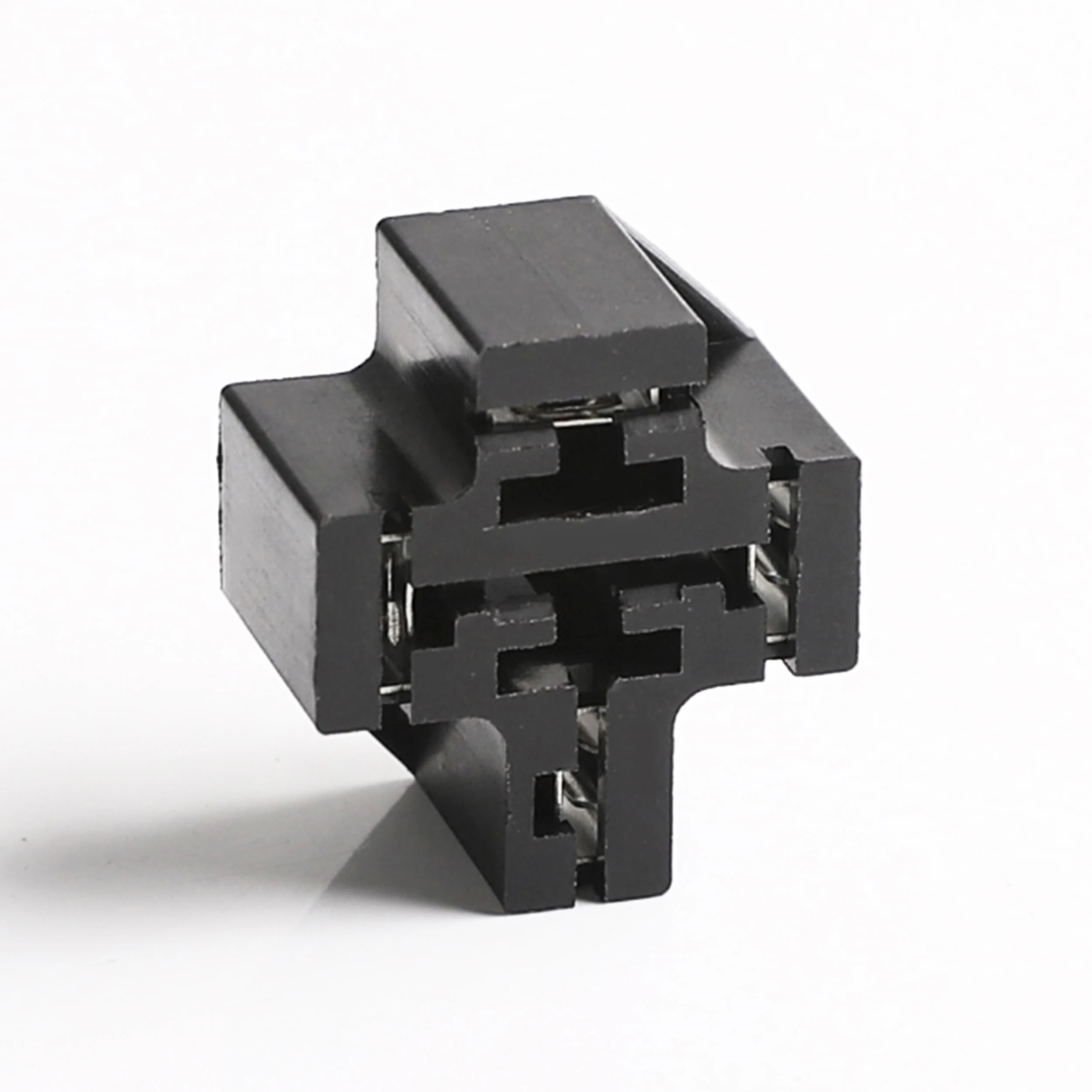 40A 4 Pin type automotive relay socket PCB circuit board socket with insertion spring HFV4 base welding