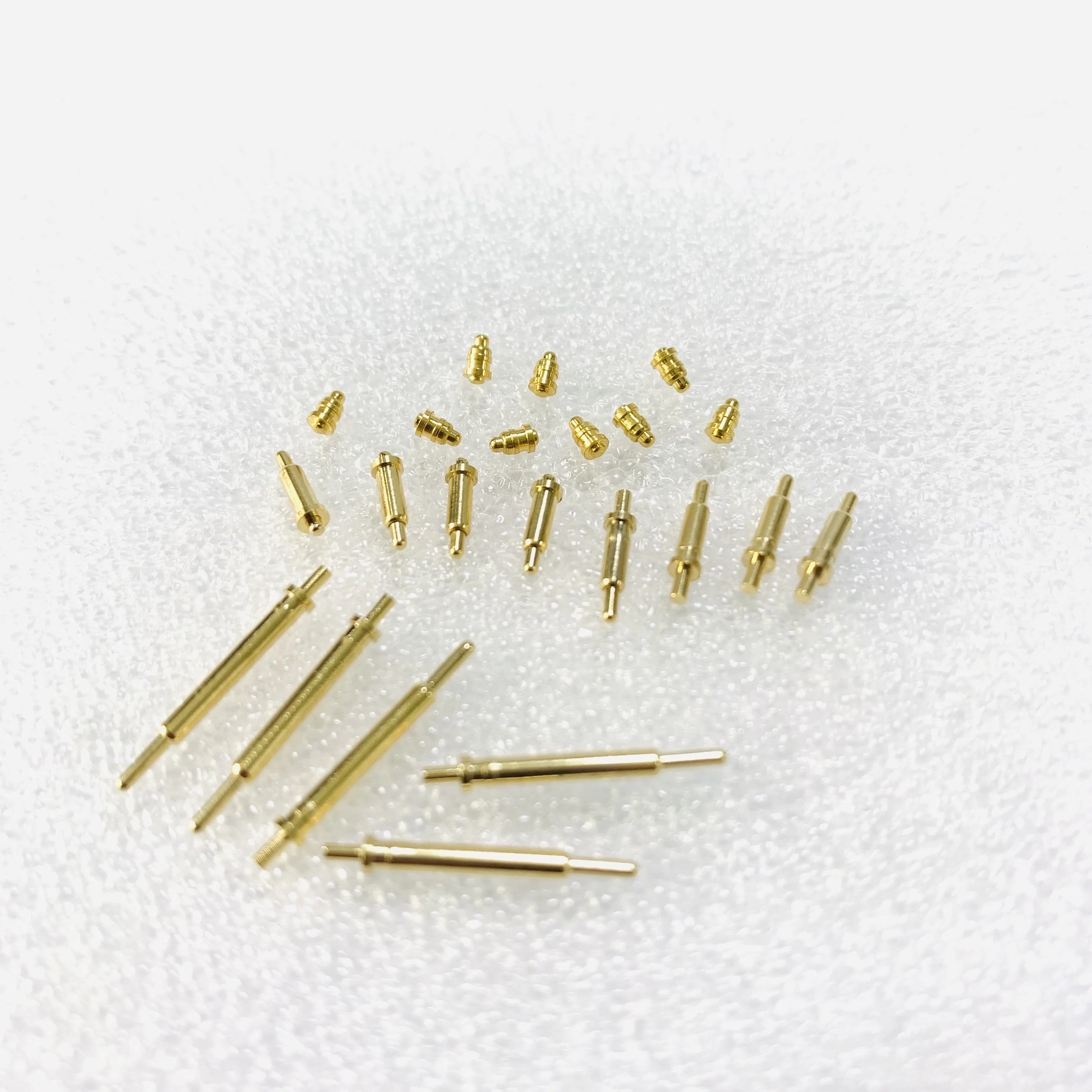 POGO PIN Brass Gold-Plated Latch Charging PIN Spring Machining Services Product