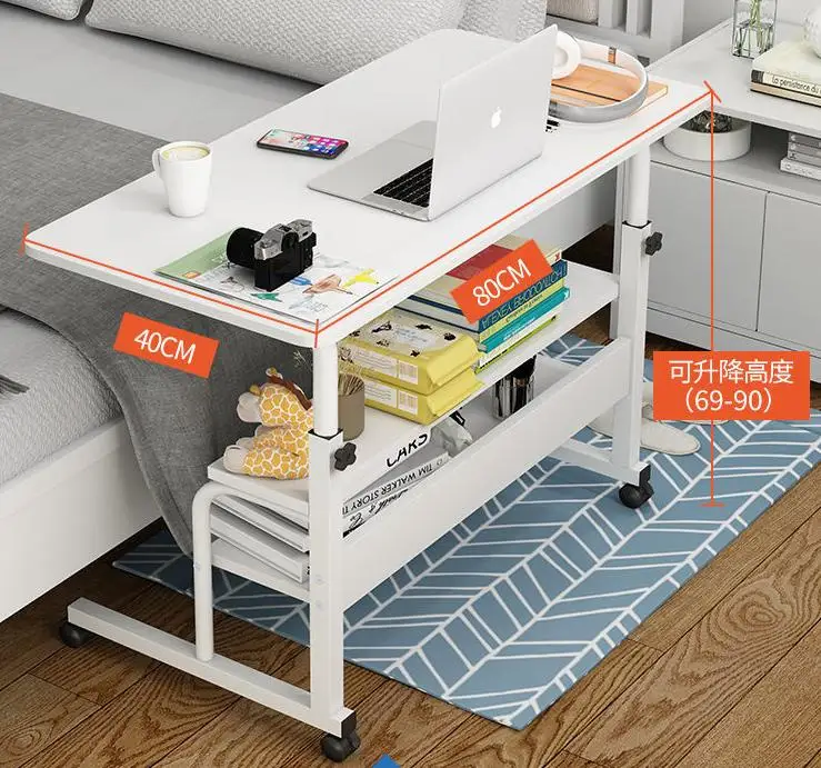 bed side tables on wheels computer desks for Children to study