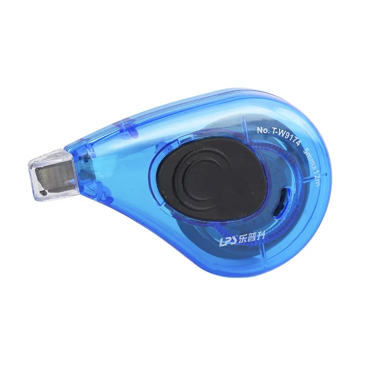 Sideway Correction Tape for Smooth Correction Student Stationery White Tape No.T-W9174 Disposable