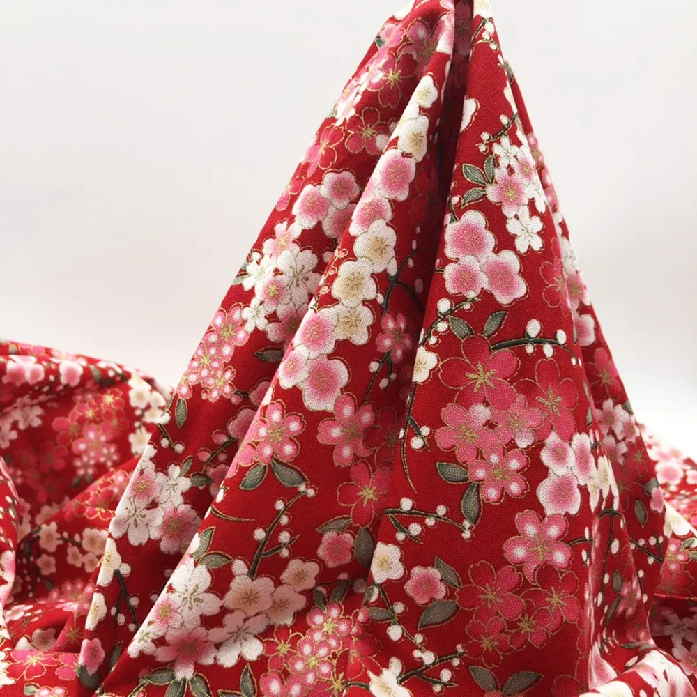 
Factory direct sales 100% cotton printing fabric, Chinese style clothing quality fabric can be used as dress, cheongsam fabric 