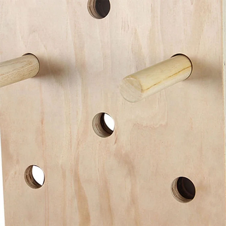 UNIQ low MOQ Wooden Custom logo Climbing Hand Board Training Board