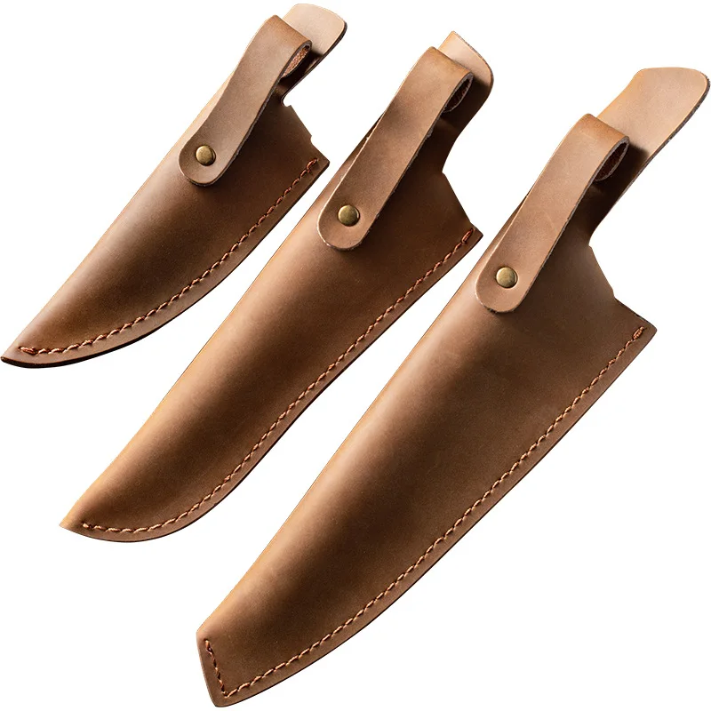 Чехол для ножа из натуральной кожи на заказ, профессиональный уличный Ретро Чехол для кемпинга