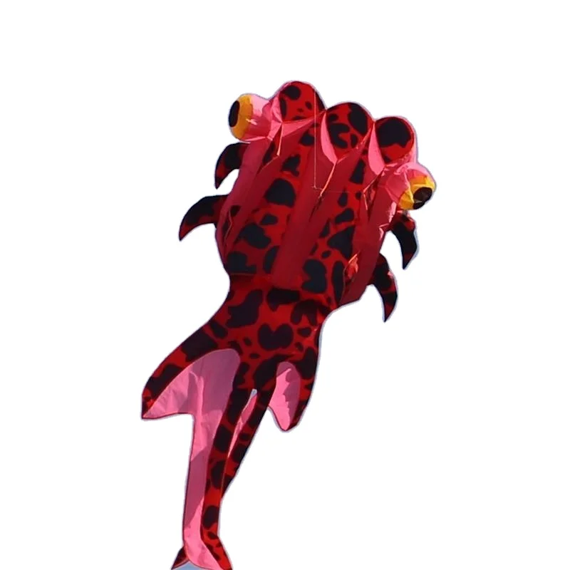 high quality new designs easy flying Inflatable kite children outdoor sport soft goldfish kites