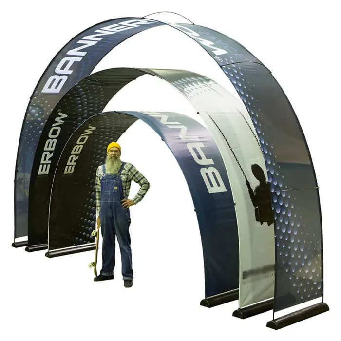Wholesale Outdoor Using Large Banner Bow Ultra-light Simple to Build Arch All Models Available with Smart Wheeled Bag