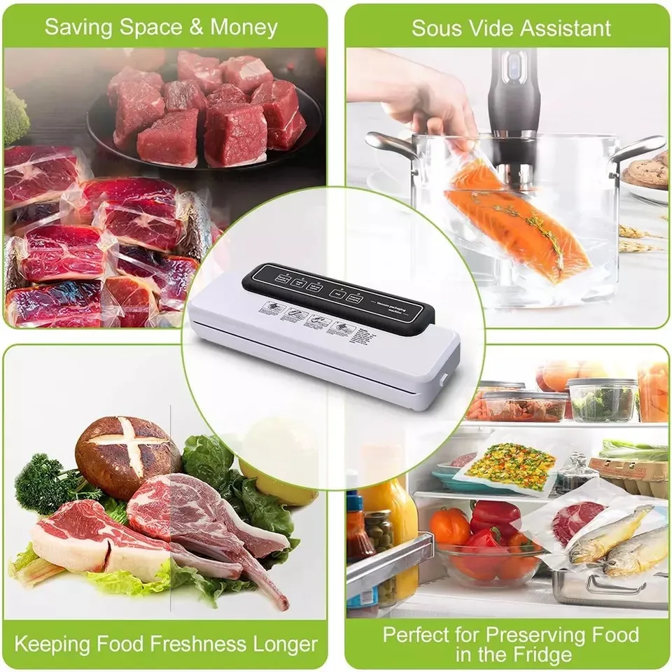 New Arrival Vacuum Sealing Machine Food Household Vacuum Sealer Vacuum Food Sealer Keep Food Fresh