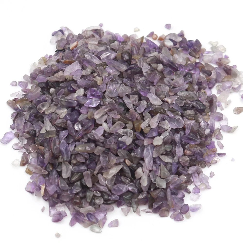 3-5mm Crushed Crystal Stones Natural Stone Healing Crystal Tumbled Bulk Amethyst Quartz Chips Crystals Stone