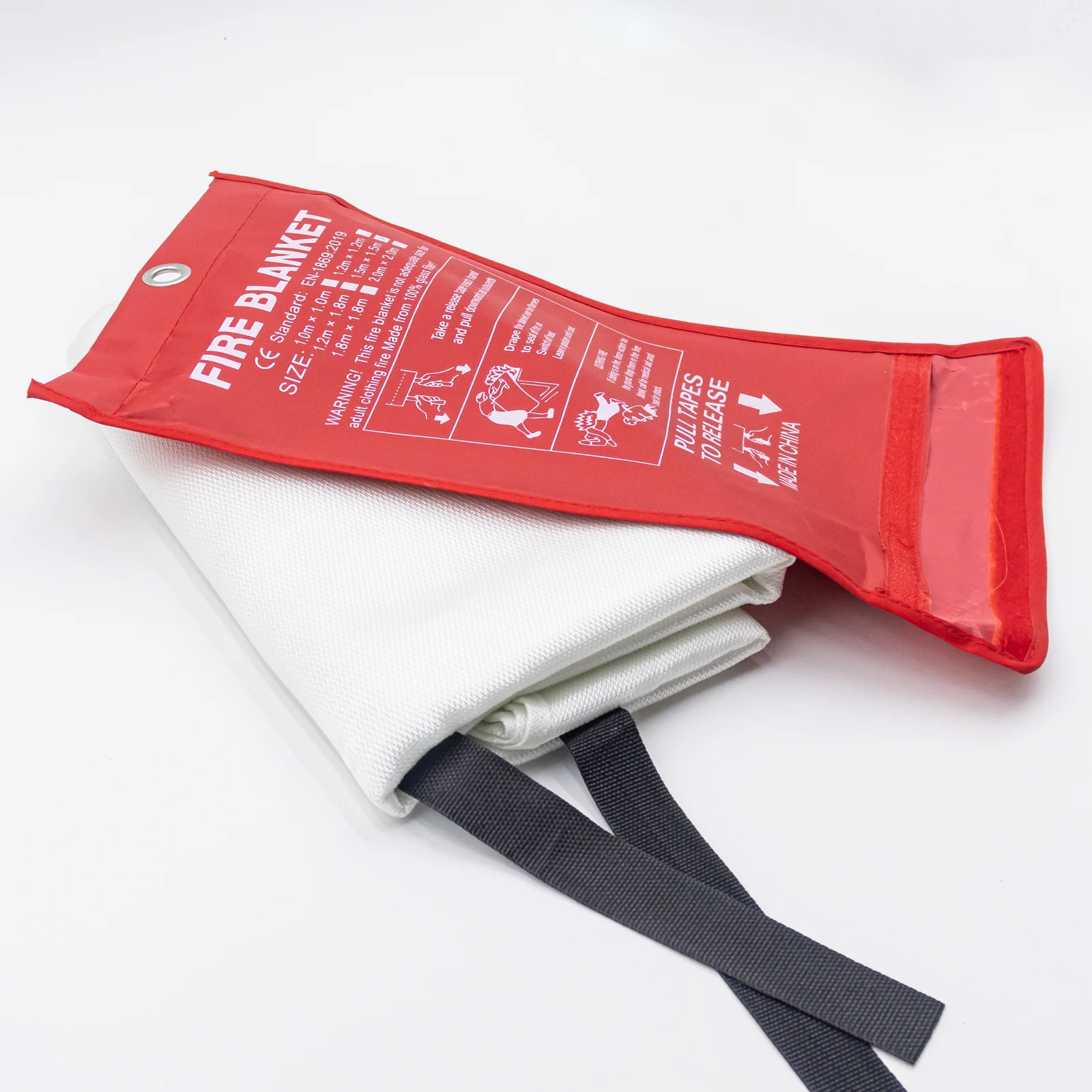 High Quality Wholesale car fire blanket 1.2 x 1.2 fire-killing blanket fire suppression blanket