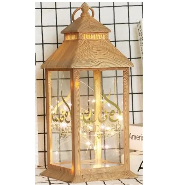 Battery Powered Led Lanterns Islamism Muslim Ramadan And Eid  Table Stand Decorations Lights