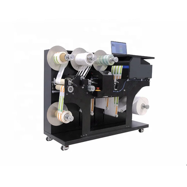 Best Price Paper Roll Label Printer Rotary Die Cutting Slitting Rewinding Machine For Sale