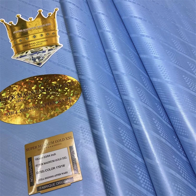 High Quality Jacquard Bazin Riche Fabric Germany Cotton Patterns With Perfumed Shining Fabrics