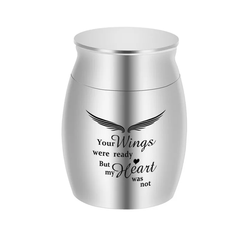 Wholesale Funeral Keepsake Stainless Steel Mini Cremation Pet Urns Funeral Cremation Urns for Dogs Cats