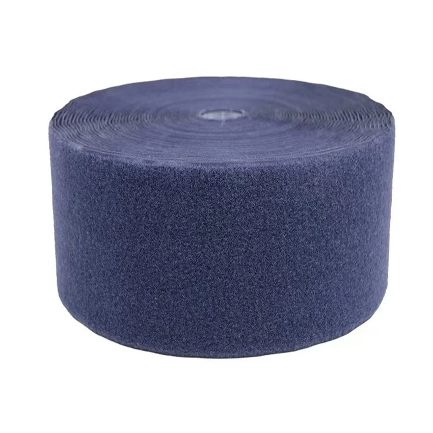In stock double sided self adhesive high quality strong hook and loop fastener tape elastic hook and loop fastener tape