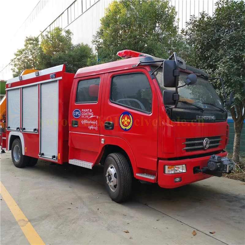  Самый дешевый dongfeng новый 4-х тонный грузовик для тушения с резервуаром