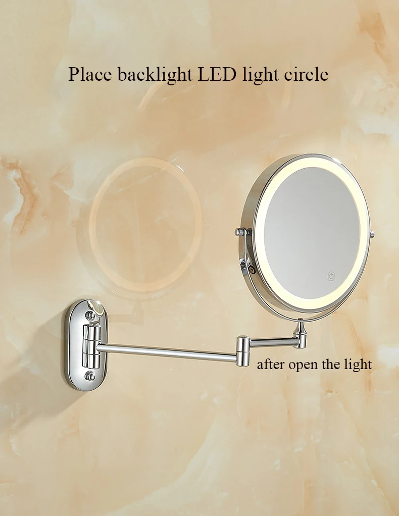 Wholesale Modern Touch Sensor Designer make-up mirror Lamp bathroom Simple Decorative Desk Table Lamp