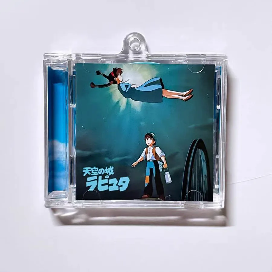 Smart mini album NFC Acrylic keychain Record Pendant Custom DIY cd box CD box Kpop Charm mini music CD keychain