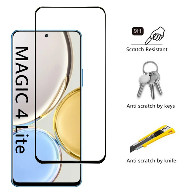 For Honor Magic 4 Lite 5G X7 X8 X9 Play 4T Glass 9D Screen Protector flim For Huawei Honor Magic 4 Lite Lens Tempered Glass