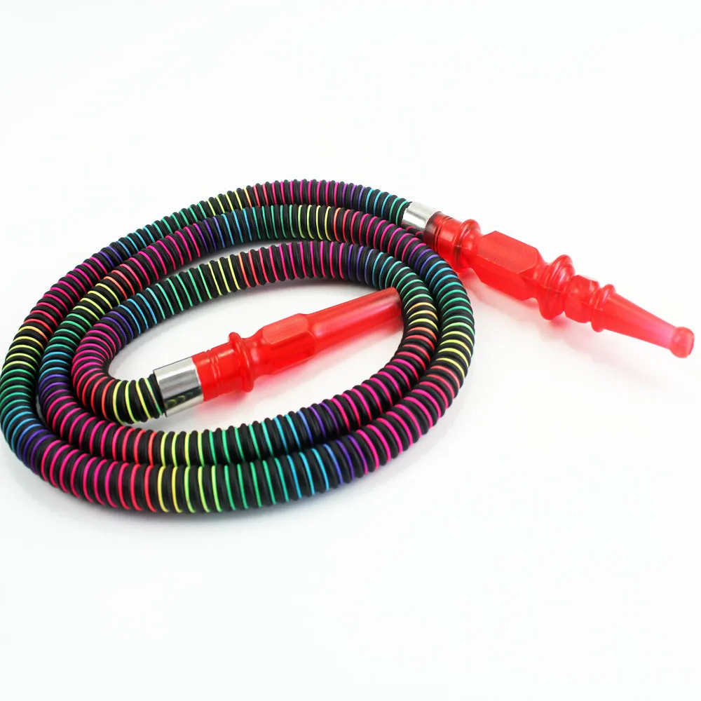 Hot Selling Mix-colors Chicha Hookah Pipes Accessories Hose Big Shisha Pipe
