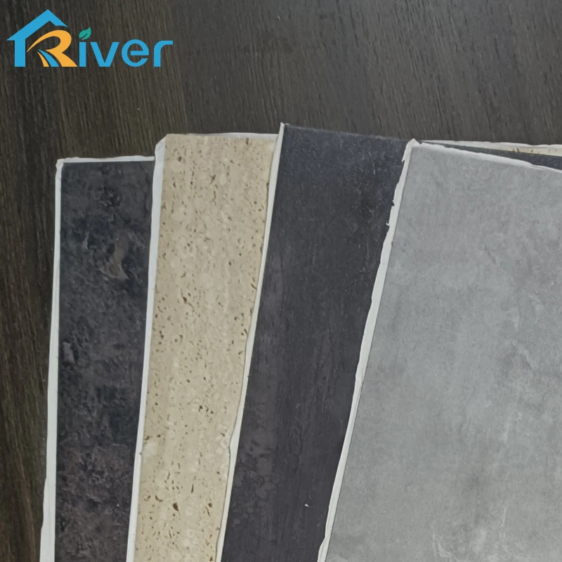 Plastic flooring peel and stick tile luxury vinyl tiles LVT/LVP self adhesive floor sticker