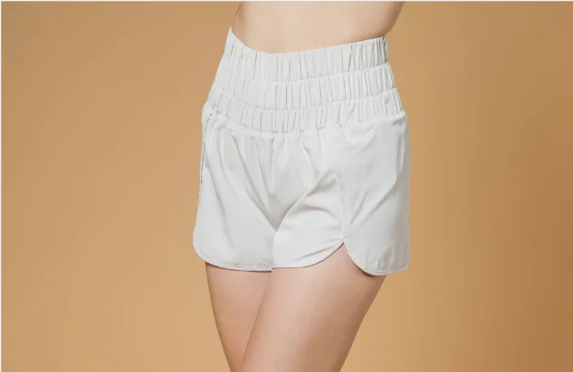 2023 Candy Color New Arrival Fitness Anti Light Casual Yoga Breathable Custom With Lining Running Gym Sport Shorts For Women